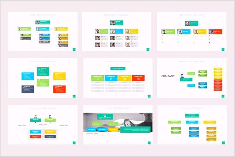 organizational chart template powerpoint org charts