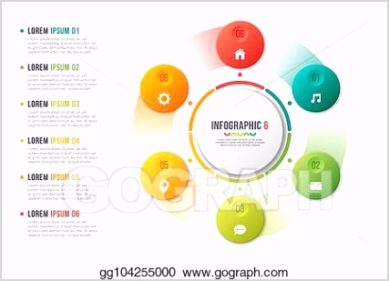 rotating circle chart template infographic design visualizatio gg