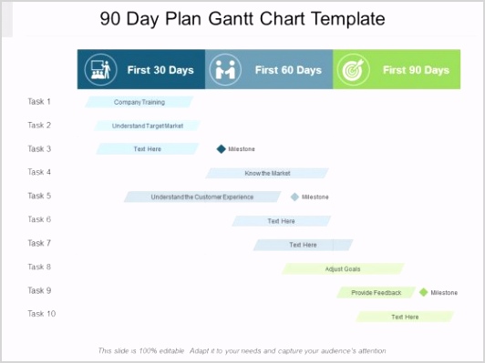90 Day Plan Gantt Chart Template Ppt PowerPoint Presentation 90 Day Plan Gantt Chart Template Ppt PowerPoint Presentation Outline Graphics Slide 1