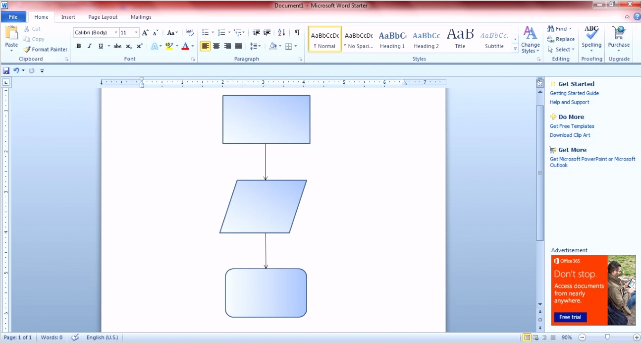 how to create flowcharts with microsoft word 2010 and 2013 guide