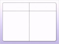 Blank T Chart Template