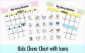 Chore Chart Template for Kids