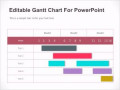 Gantt Chart Ppt Template