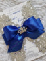Royal Blue And Silver Quinceanera Invitations