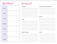 Free Printable Grocery List Templates