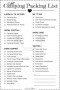 Free Printable Camping Grocery List