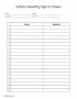 Potluck Sign Up Sheet Template Excel