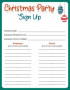 Sign Up Sheet Templates Free